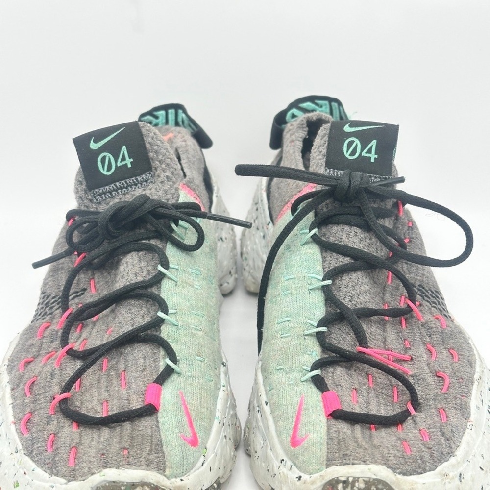 Nike Space Hippie 04 Sustainable Running Sneakers Gray‎ Pink Women's 8 - Picture 15 of 16